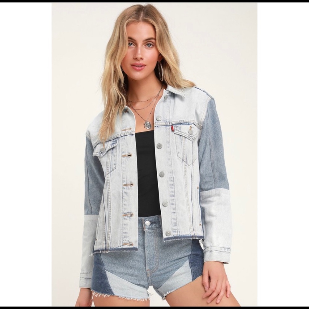 Levi’s Ex-Boyfriend Colorblock Denim Jacket